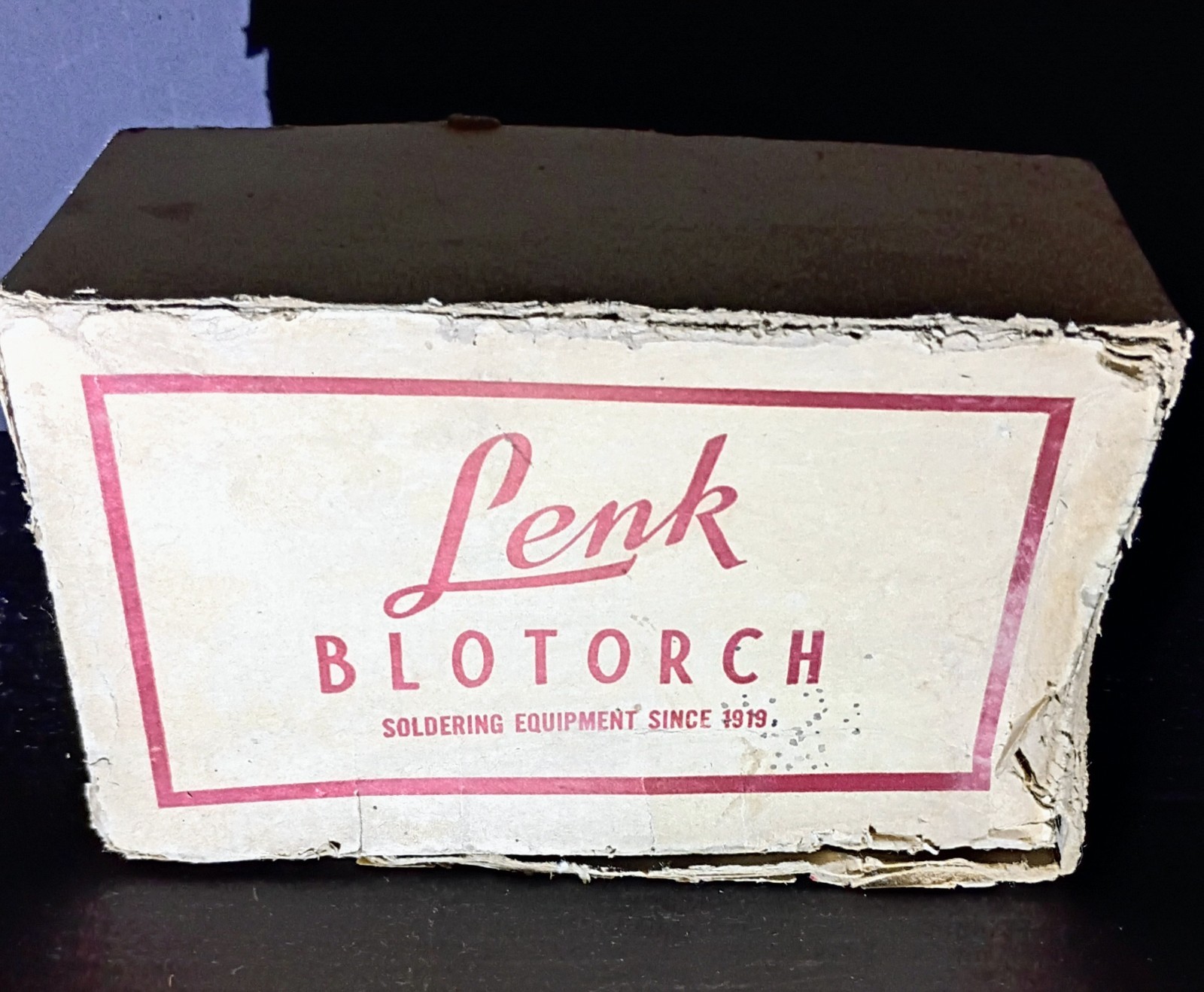 Vintage Lenk Alcohol Brass Blow Torch NO. 105 A