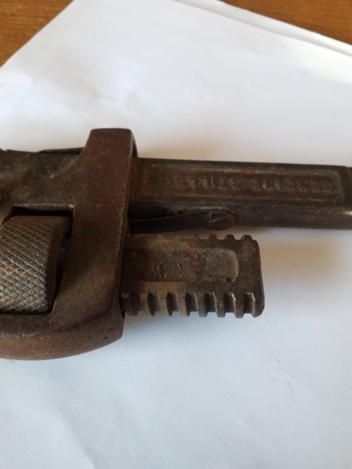 Vtg WALWORTH MFG CO. q 2″ #14 Pipe Wrench Genuine Stillson