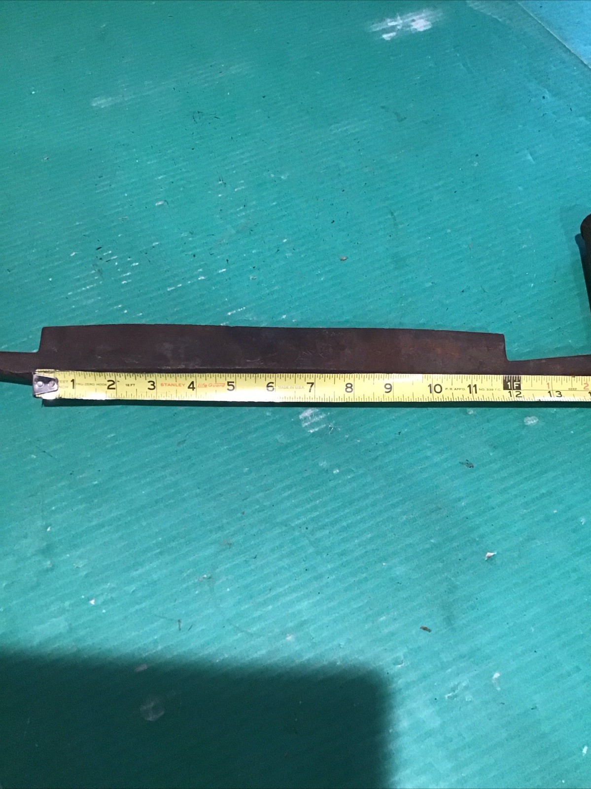 Large 12” Draw Knife Vintage Antique Log Bark Cleaning Tool Beaver Flesher