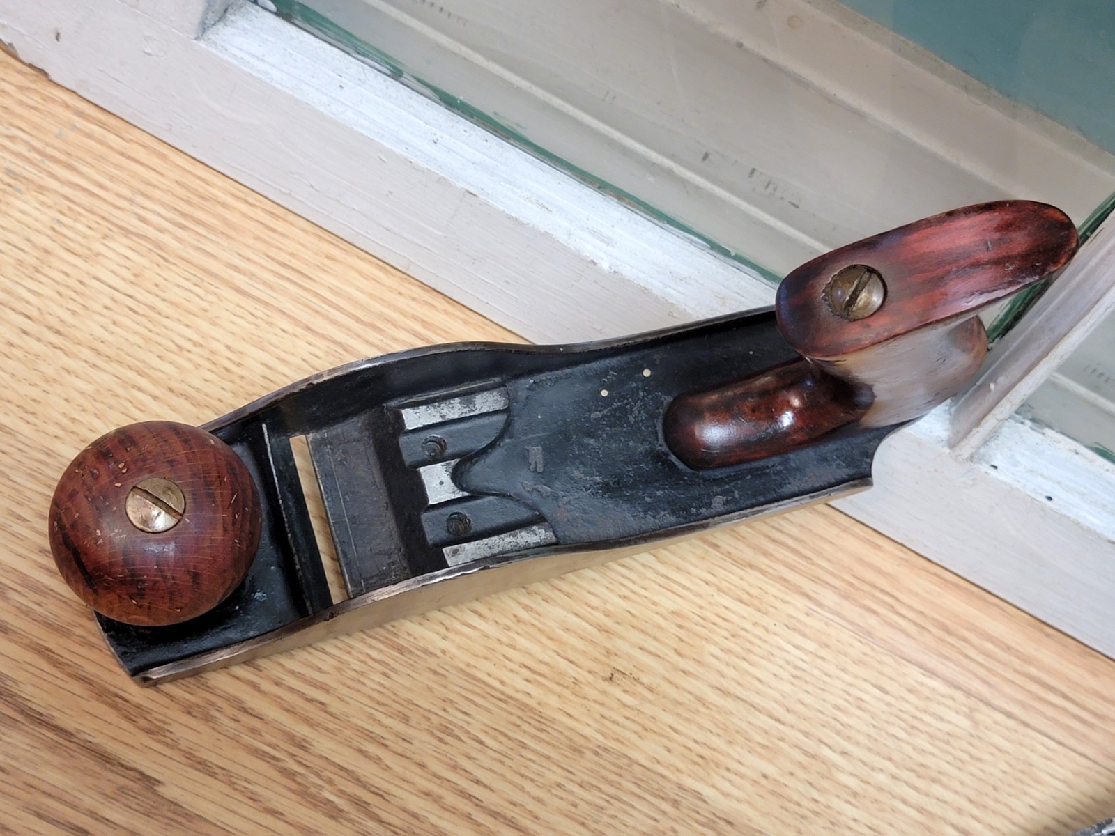 Scarce Birmingham Derby No. 3 Size B Plane Mosher 1889 Patent Caged Lateral