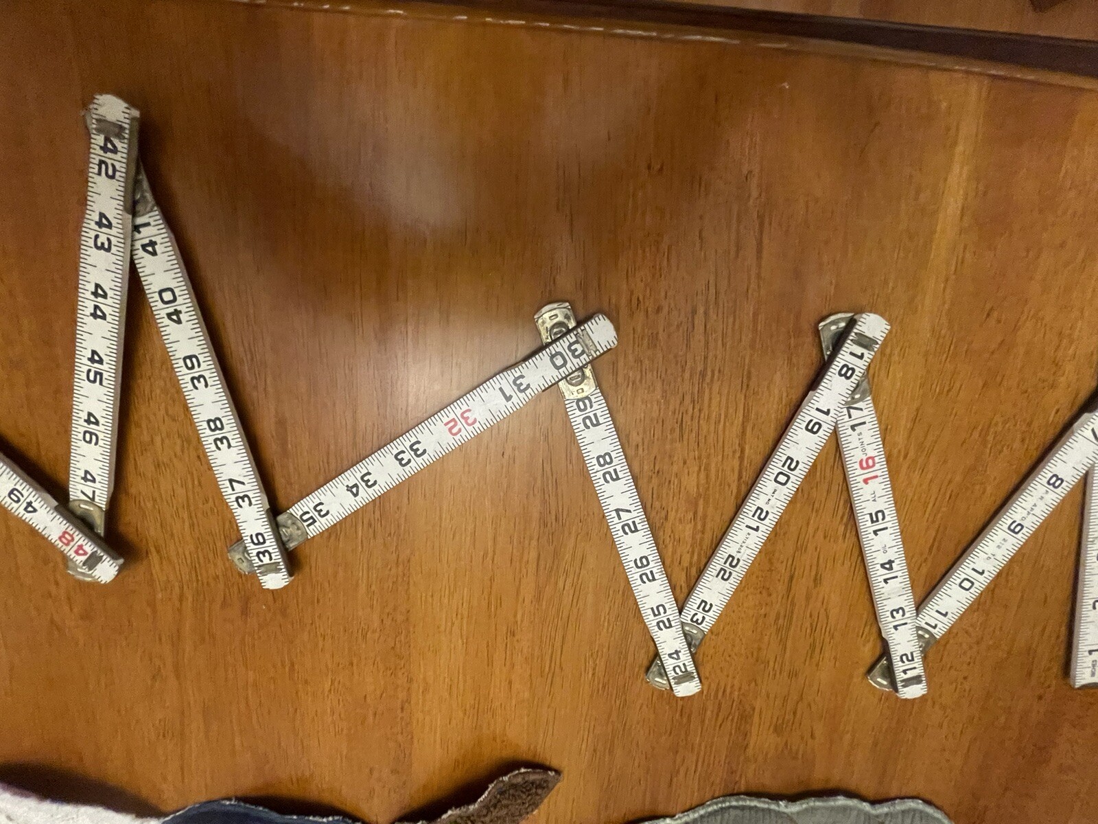 RIGID Model 619 6′ Folding Rule The Ridge Tool Co. Elyria, Ohio Made In USA