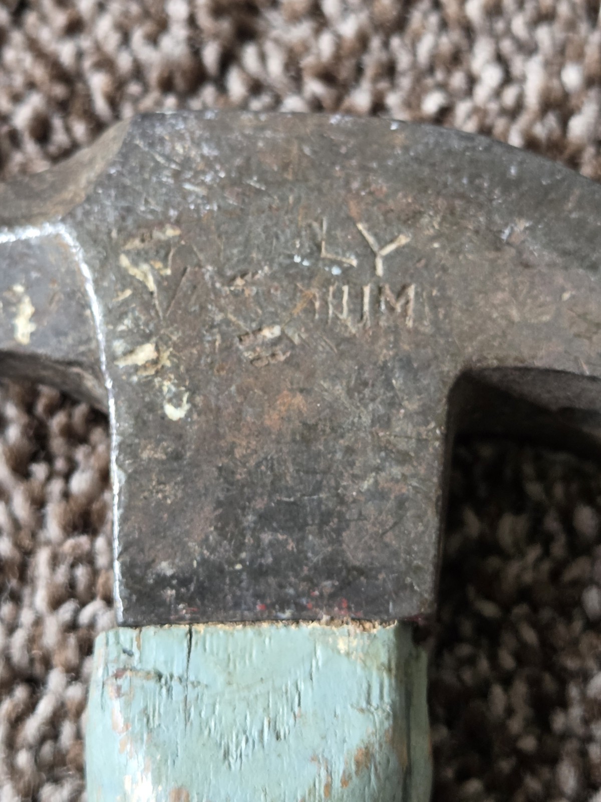 Vintage Kelly Axe & Tool Co. Claw Hammer, 11in Original Handle