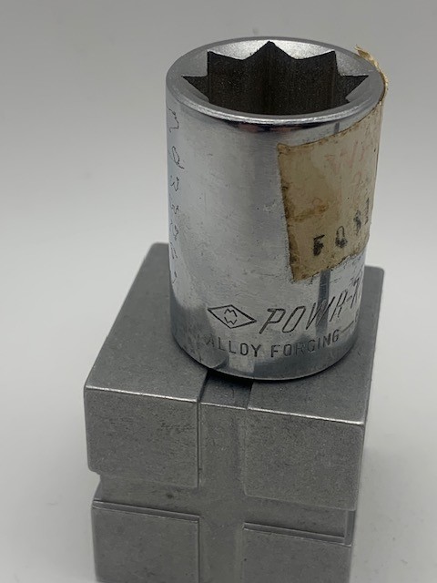 Vintage Powr-Kraft 1/2″ Drive 5/8″ Socket Rare Montgomery Ward