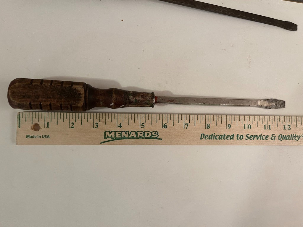 Vintage Wood Handle Screwdriver Lot of 6 Flat Head Phillips Hand Tools