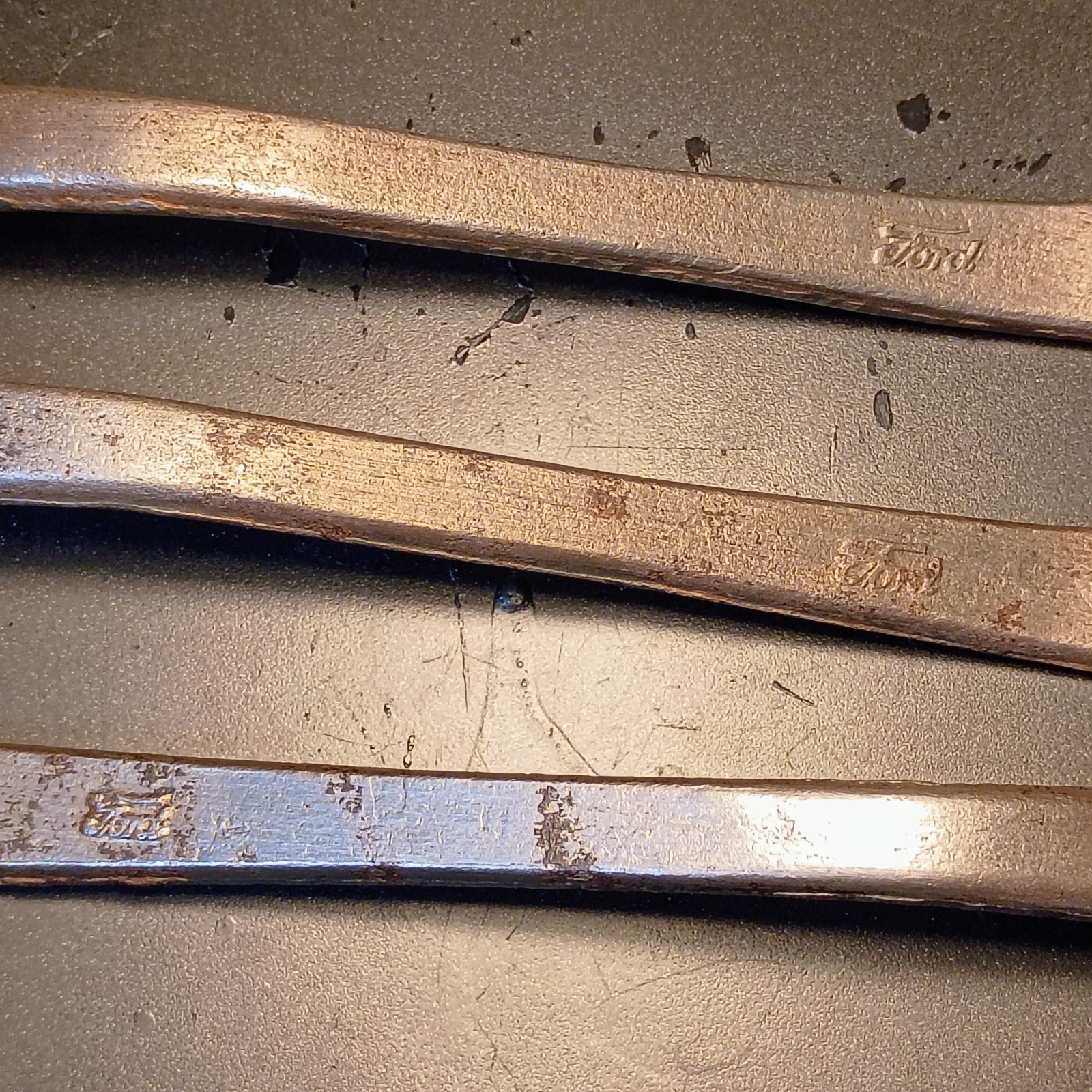 Set Of 3 Antique Early 1900s Ford S Curve Auto Wrenches Cleaned And Oiled