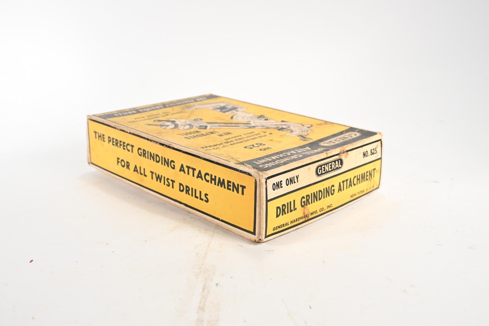Vintage General Drill Grinding Attachment No. 825 with Original Box