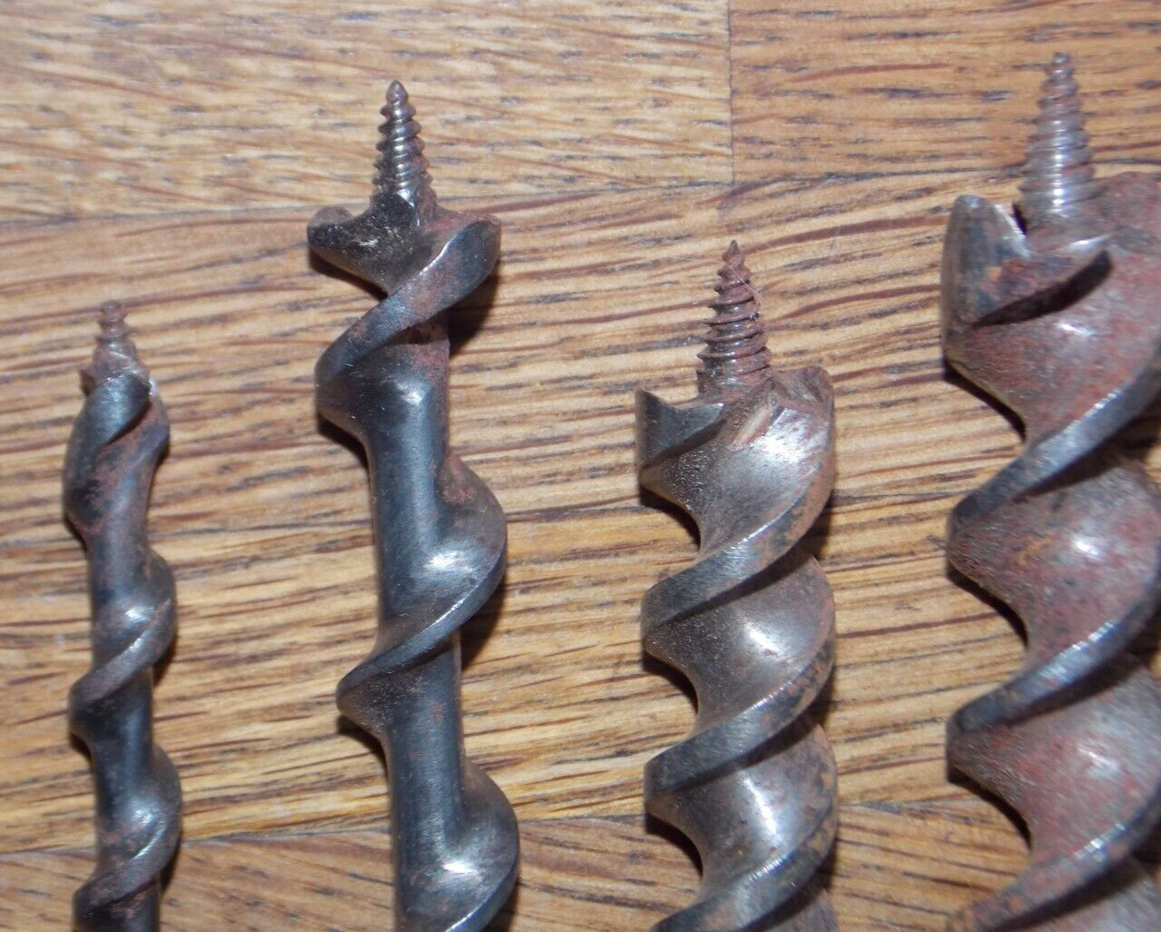 I SORBY ,WHITEHOUSE,JENNINGS,GILPIN WOOD AUGER DRILL BITS x7