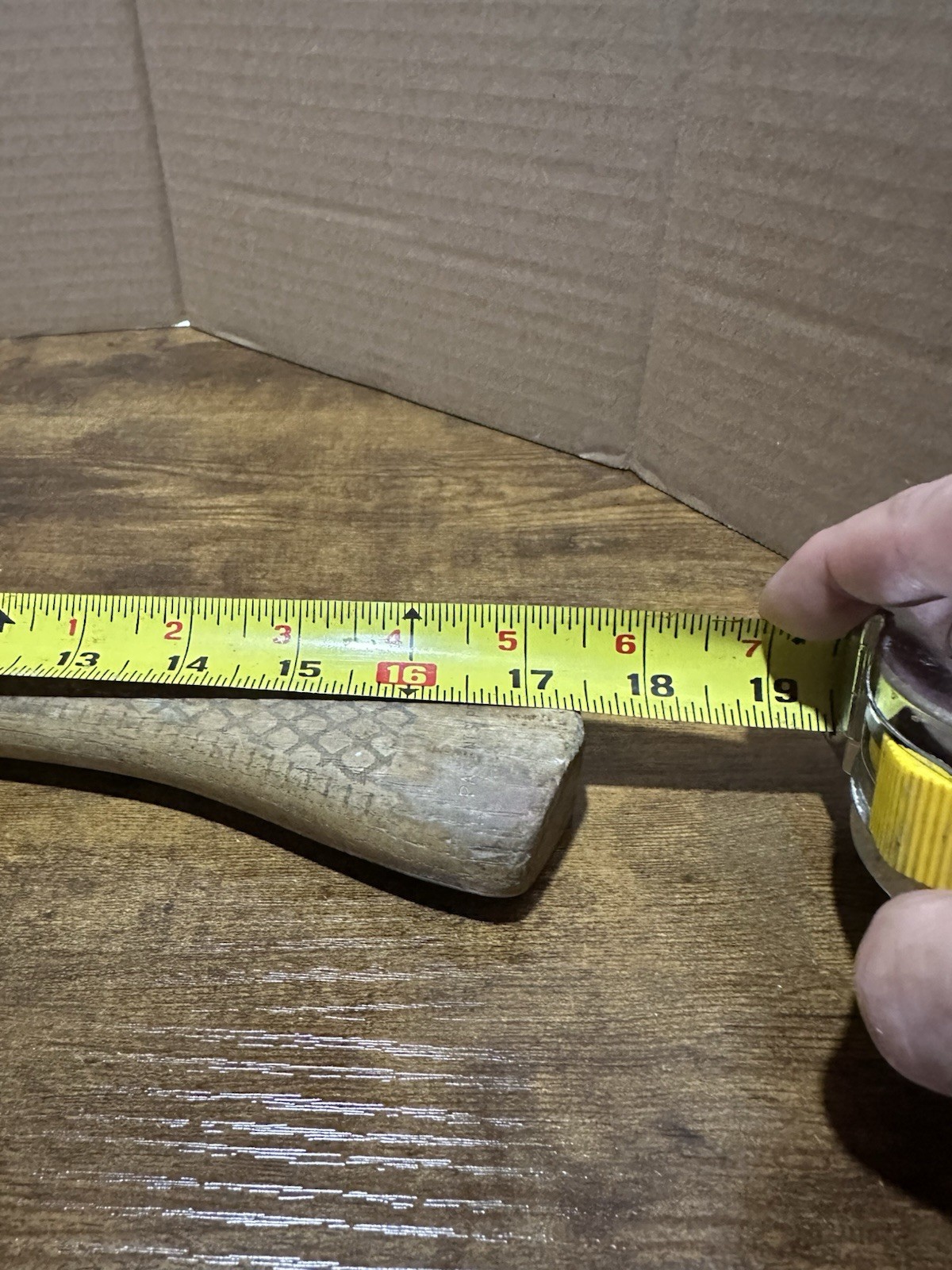 Vintage Husky Hickory Framing Hammer Straight Claw 34 oz 17.5″