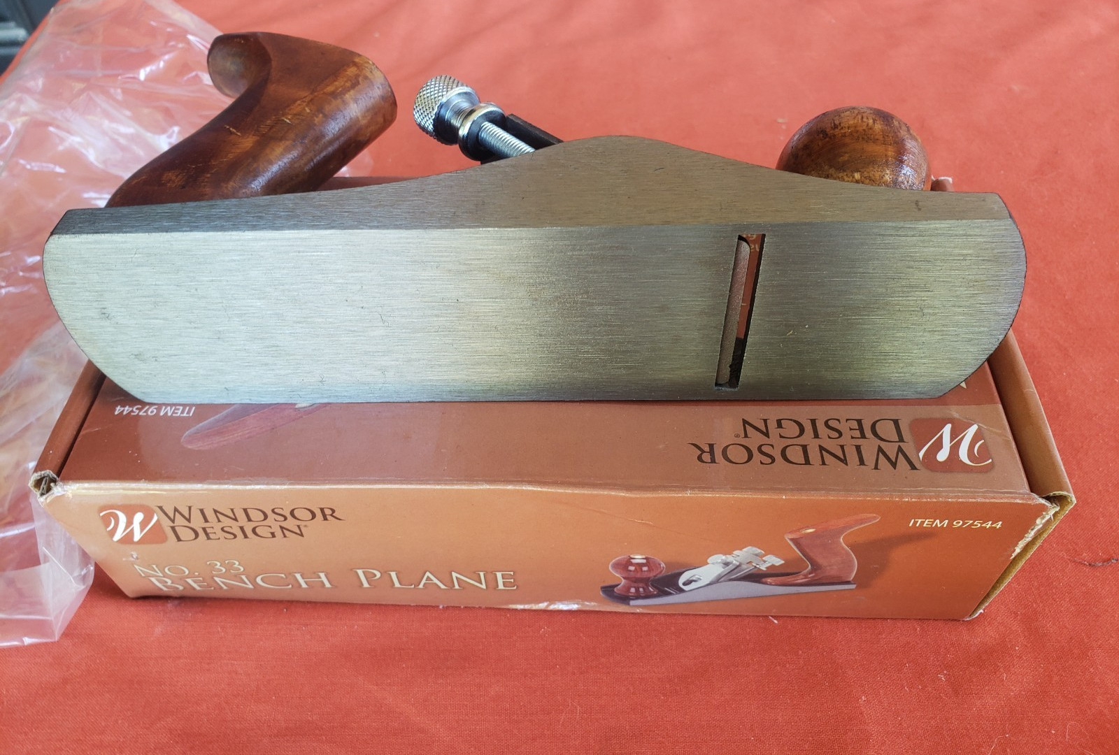 Windsor Design No. 33 Bench Plane Wood Handle Plane Shaver Adjustable