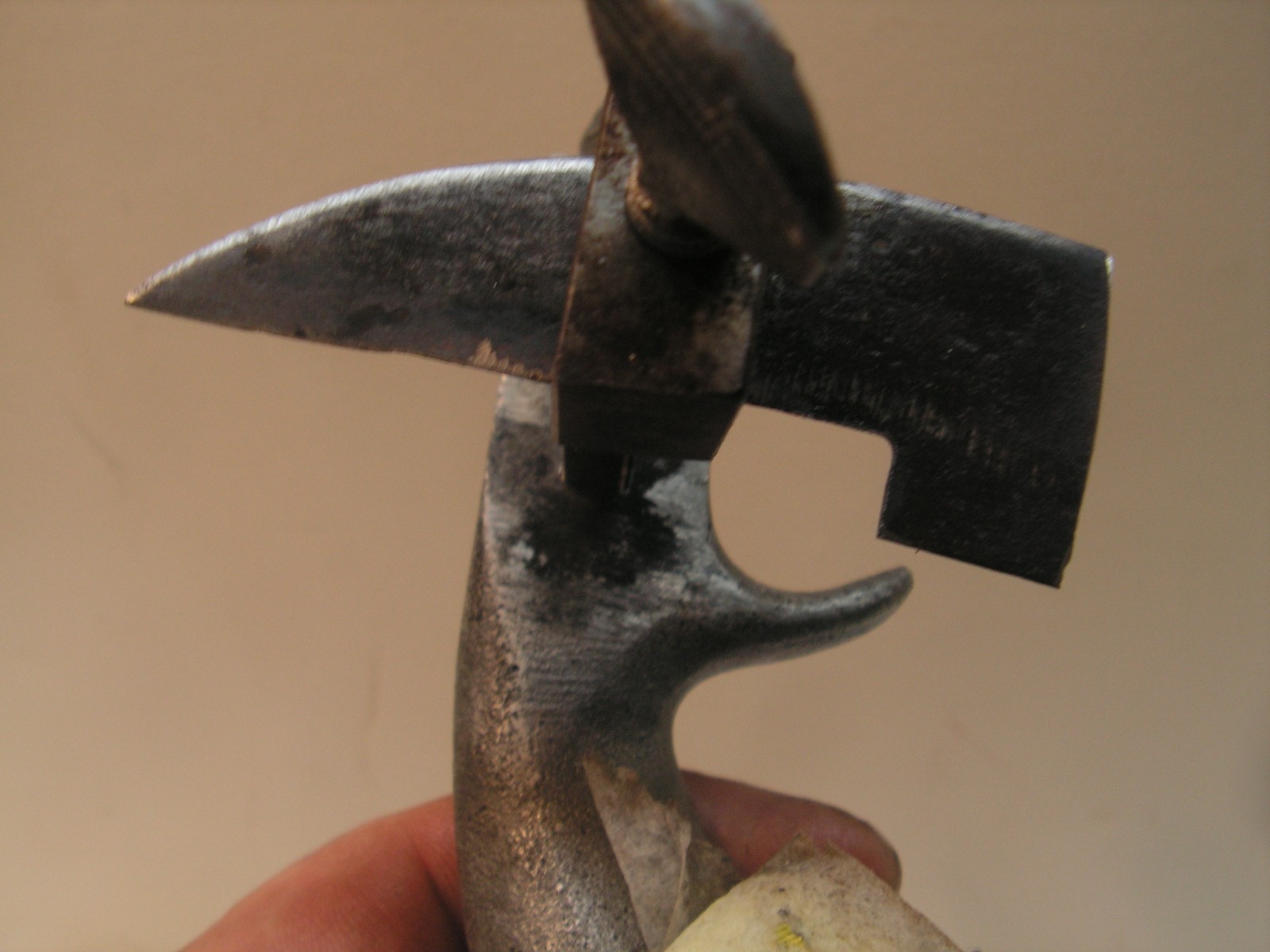METAL CS OSBORNE Pistol GRIP 4 INCH LEATHER CUTTER EARLY 1900’s REFURBISHED NICE
