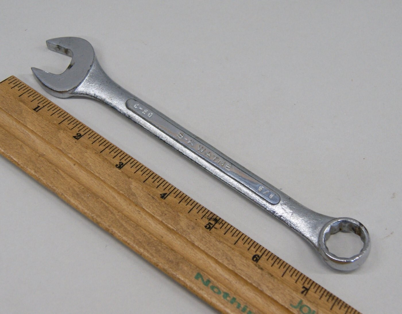 Vintage S-K, SK Wayne USA Tools C-20 Combination Wrench, 12 Point, 5/8″, SM778
