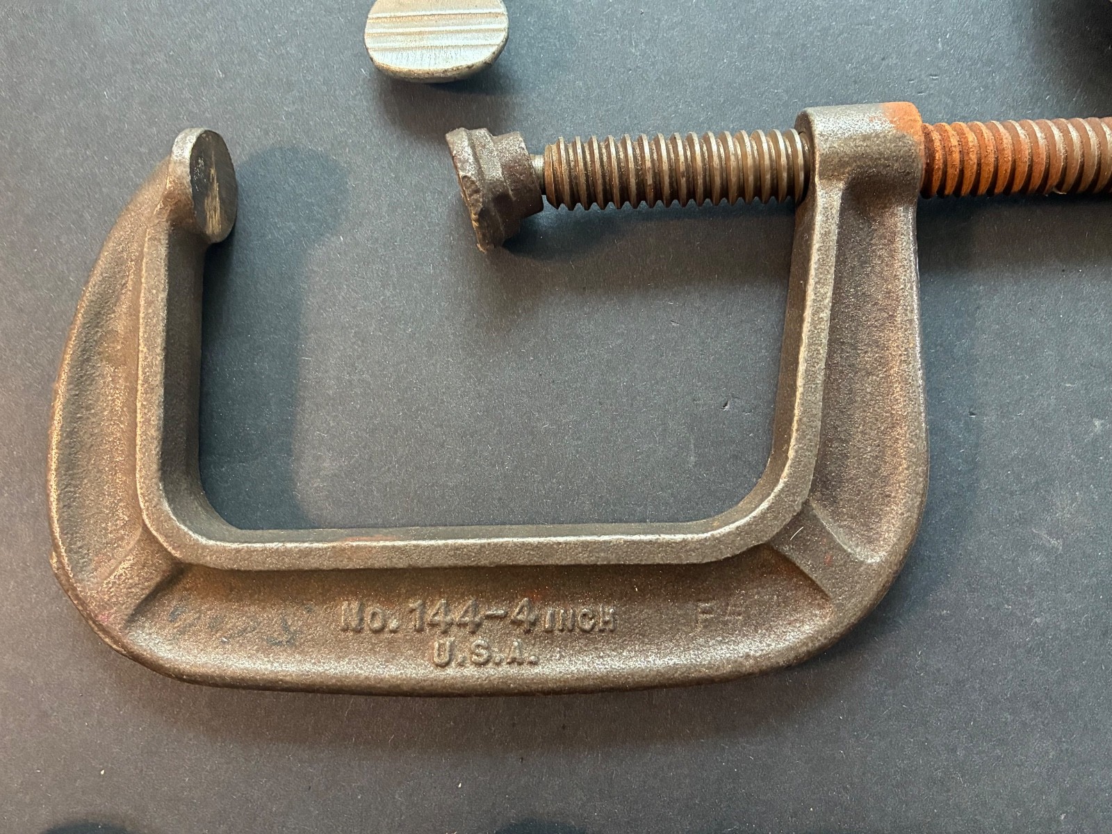 SEVEN (7) VINTAGE U.S.A. CLAMPS + RIDGID U.S.A. No. 15 Tubing Cutter