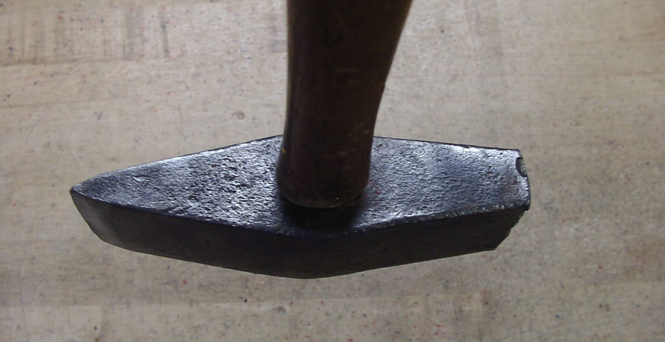 Vntg Klein & Logan 4lb. Straight Peen Sledge Hammer,6-3/4″ Head,W/Face Chipping