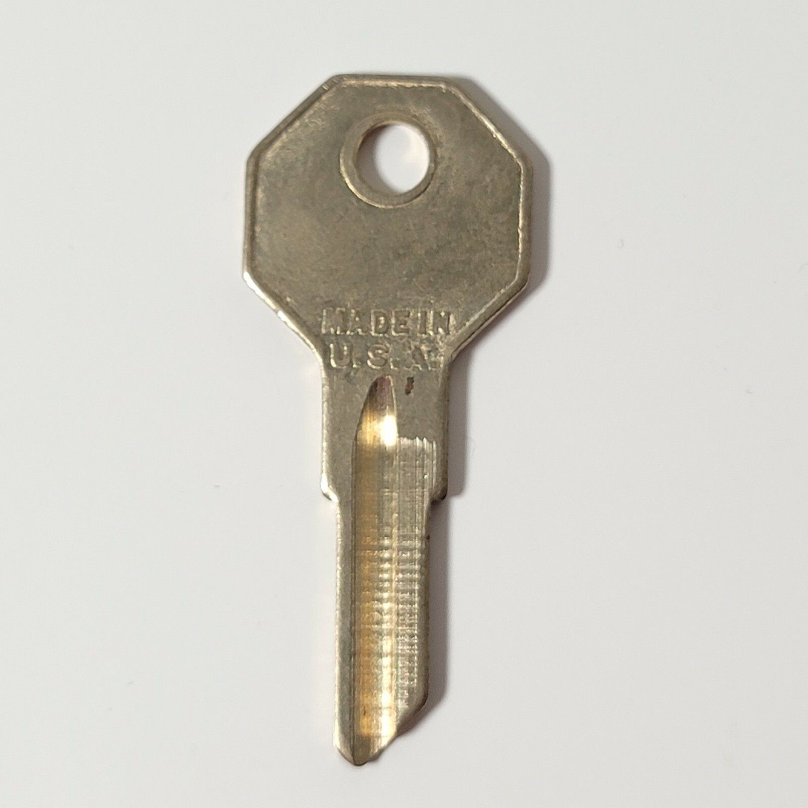 Uncut Blank Key Marked The Graham MFG Co Durby Conn USA Approx 1 7/8″ Long
