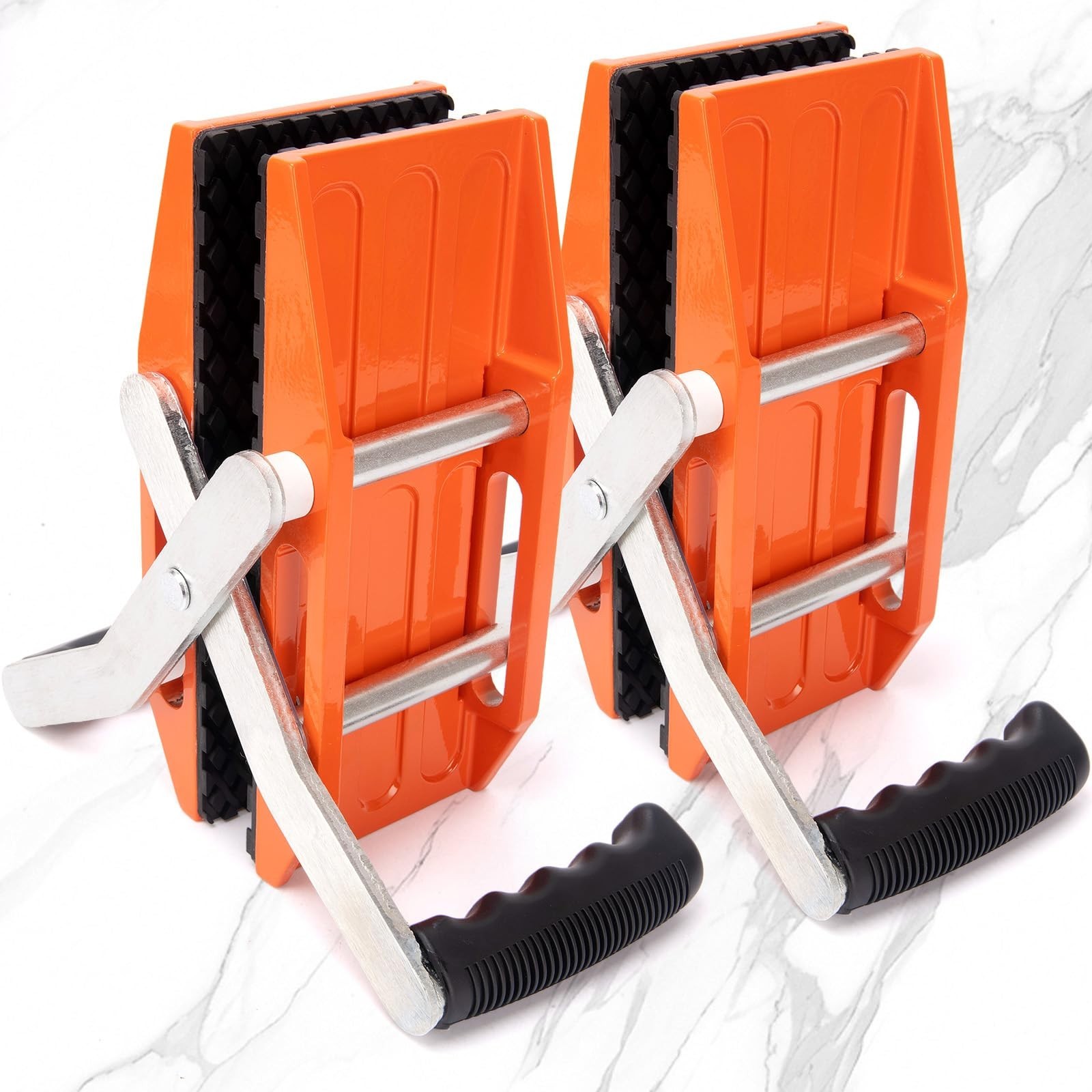2 PACK Granite carrying clamps,Double handed stone carrying clamps,stone pane…