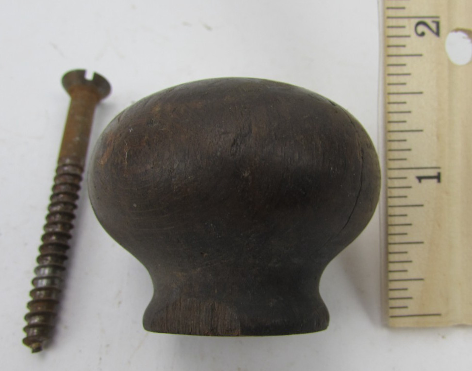 Vintage Stanley No. 35 Wood Plane Short Front Wood Knob Handle w/Mounting Screw