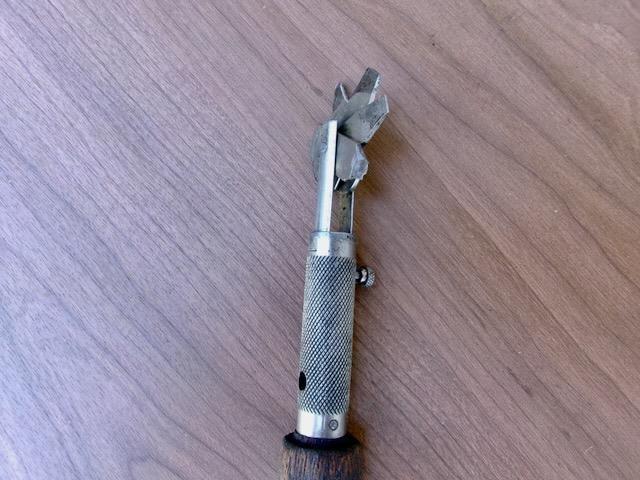 ANTIQUE BILLINGS & SPENCER PAT.1896 SLIDING SCREWDRIVER TOOL 4-BLADES