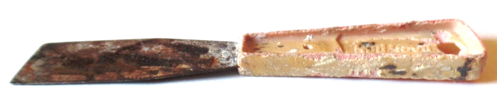 Vintage 7 1/4″ Long Plastic & Metal Scraper