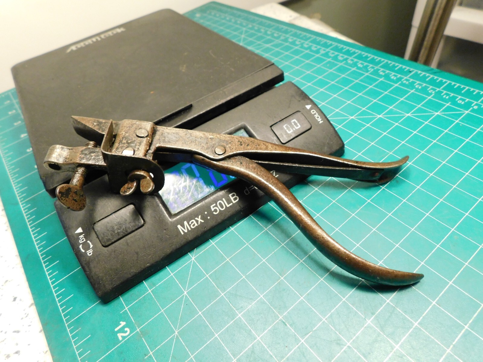 RARE Antique 7″ S.F. Leach & Co. of Boston Ma. Saw Tooth Setting Pliers RARE