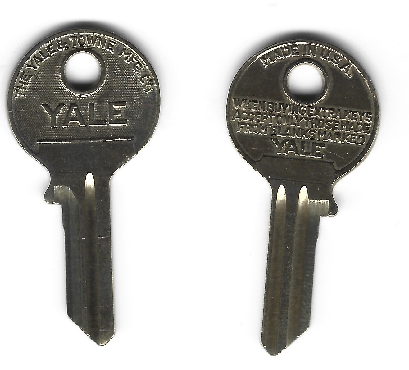 Vintage Yale Original X233/x243/33 1/2 B10R same as Ilco 0997A
