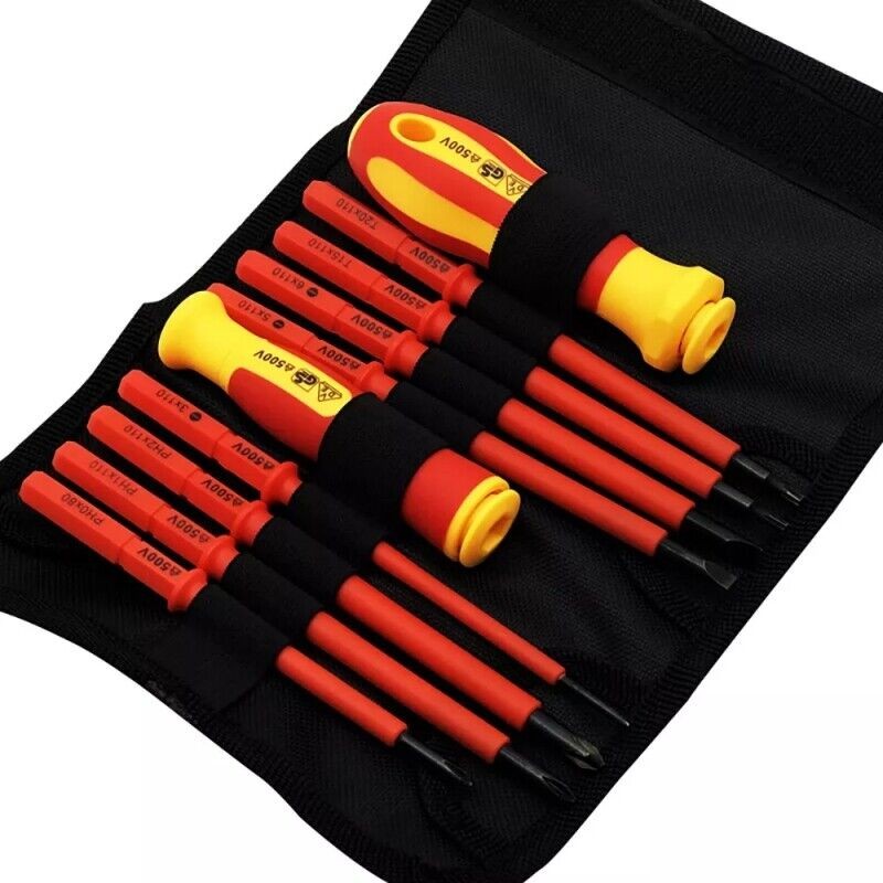 Professional Electrician Screwdriver Set Insulated Magnetic Torx Phillips Tip