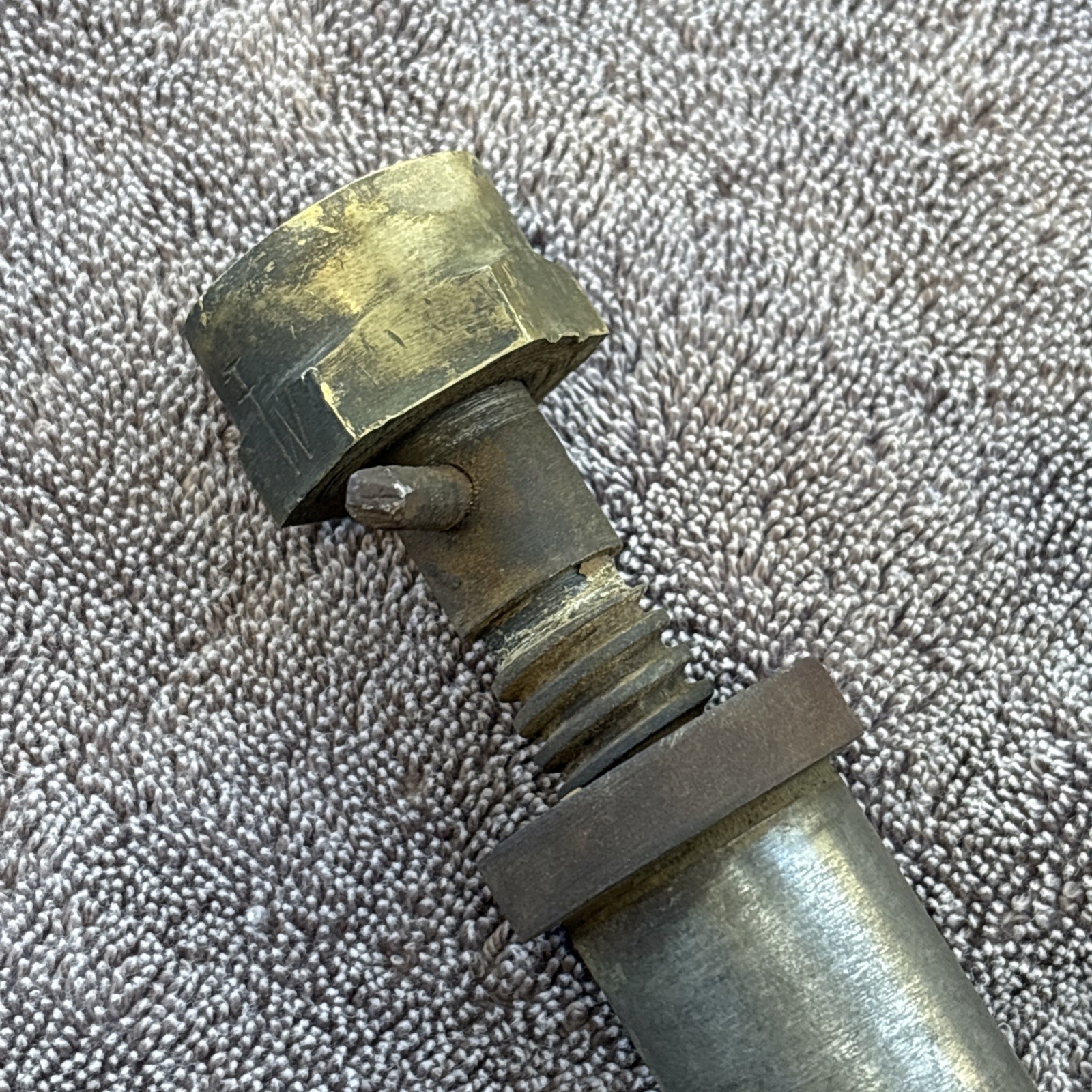 Champion Blower And Forge #90 Height Adjuster Worm Screw Used.