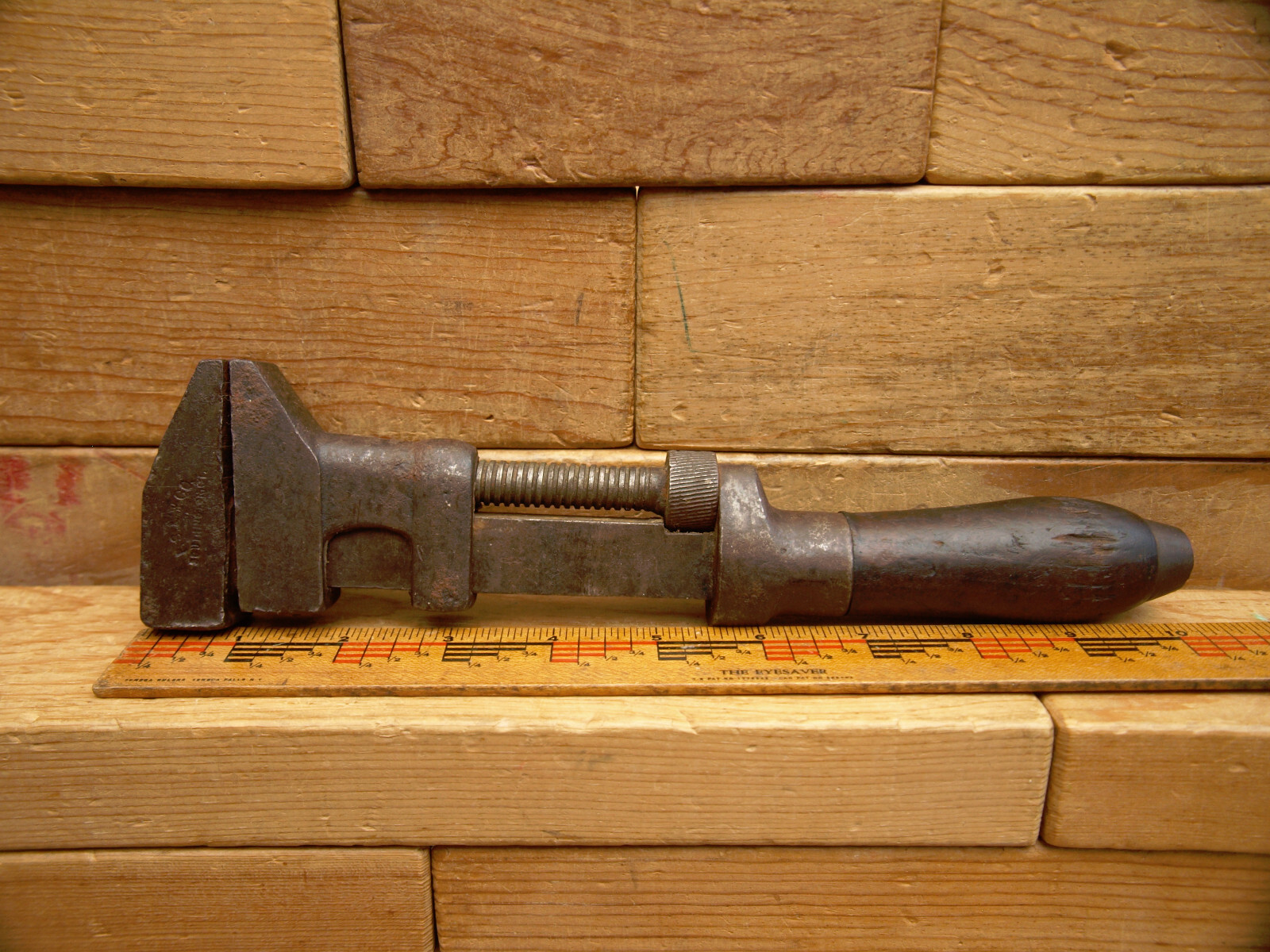 P. S.& W. Co. Southington CT 10 Inch Coes-Style Adjustable Wrench