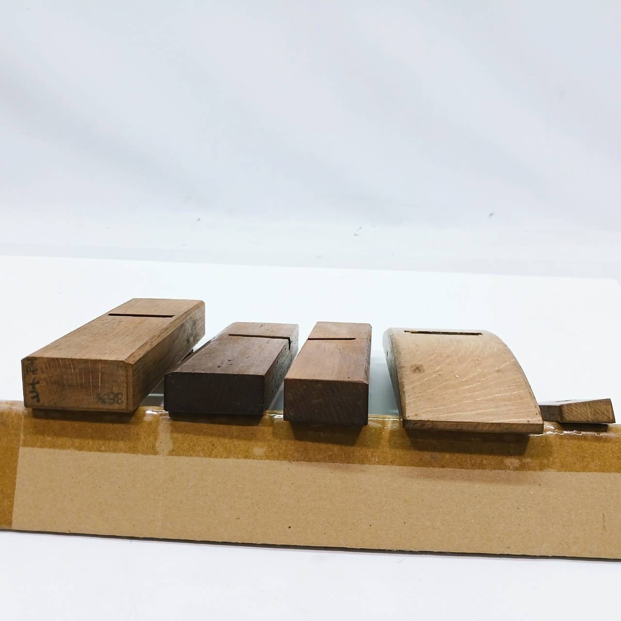 Japanese Kanna Small Plane set of 5 Hirotada 弘忠 etc Blade 17-44mm Japan BB272