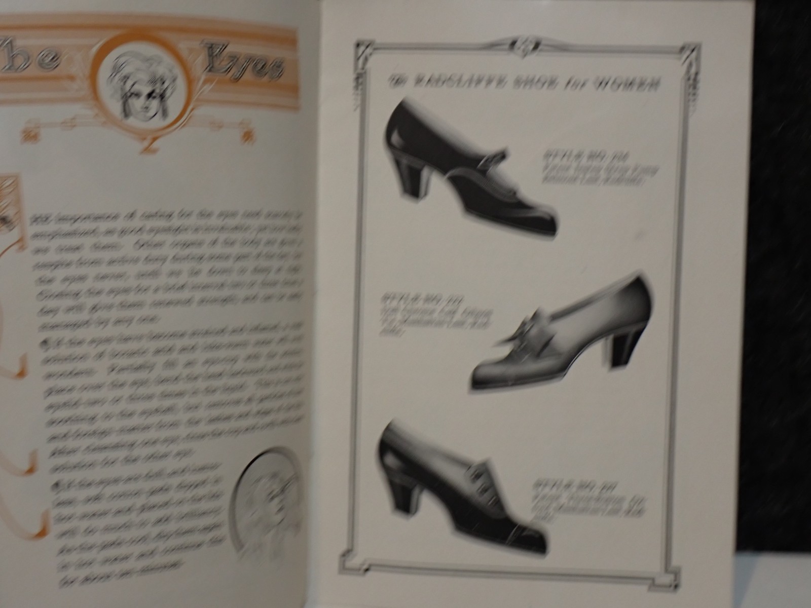 Circa 1910 RADCLIFFE SHOE N.H. CATALOG HINTS ON BEAUTY ADVERTISING BOOKLET