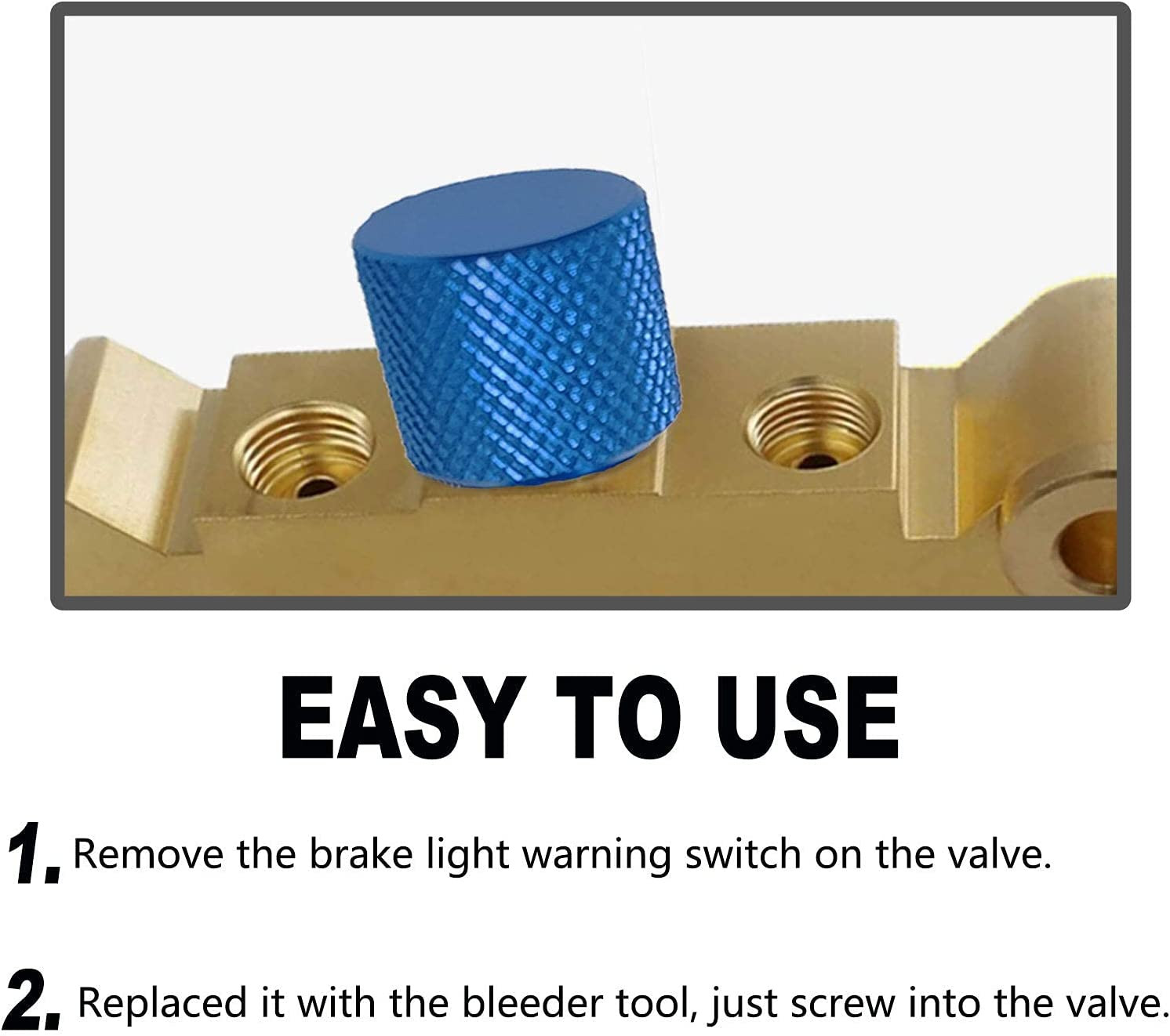 Brake Proportioning Valve Bleeder Tool, Valve Bleeding Tool Compatible with GM C