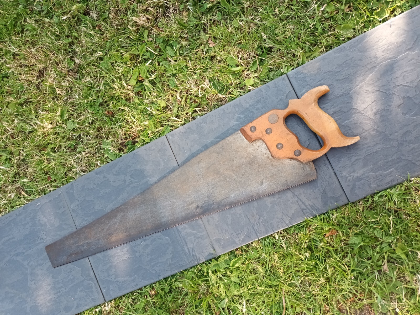Vintage Handsaw Rare “Star &Cross” made in Germany 26″inch ..(AL31)