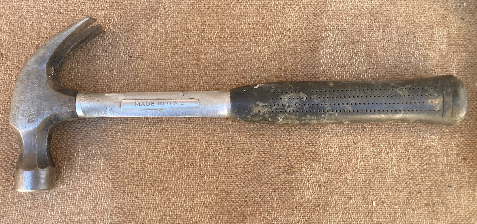 Stanley 16oz Nailmaster Claw Hammer Rubber Grip Steel Handle Indestructible!!