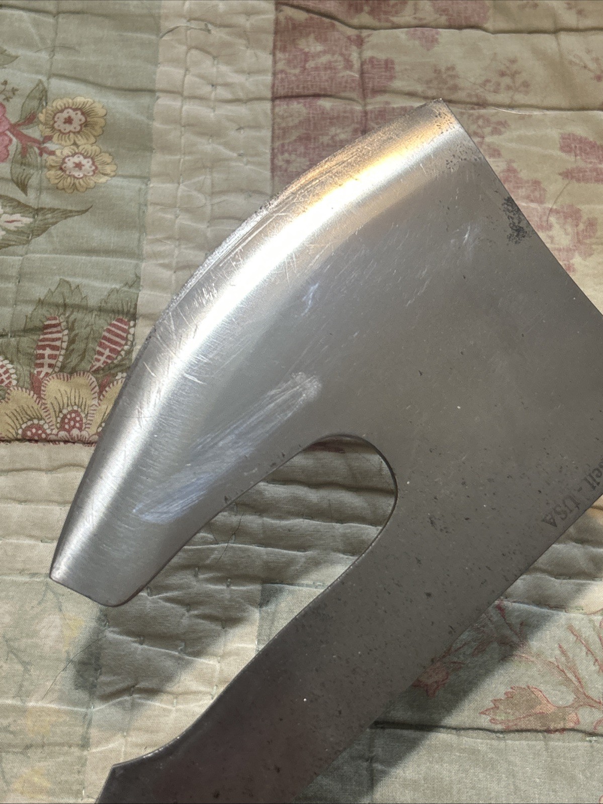 Rare A.G. Russell Bearded Italian Axe Black Micarta Handle And Sheath