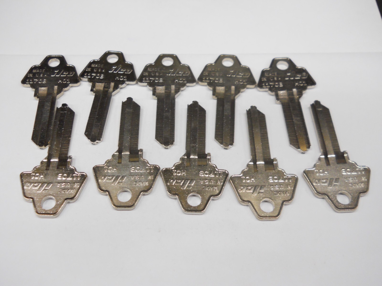 Ilco 1170B Key Blank Fits Challenger and Hollymade lock HO1 1015 Lot of 10