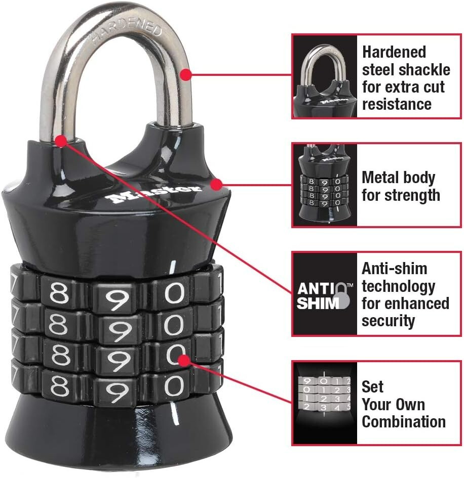 Resettable Keyless Combination Padlock – Durable & Stylish Lock Solution