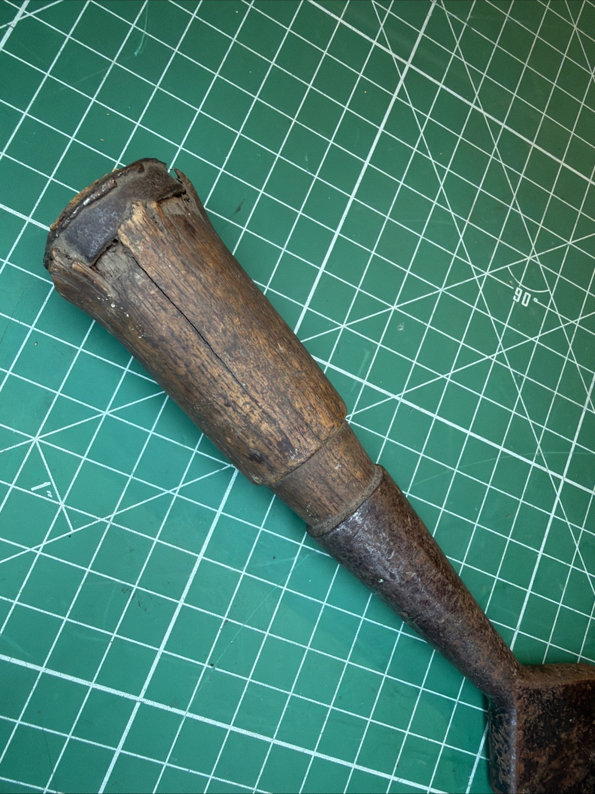 Vintage Timber Framing Wood Chisel Slick ~ 2″ ~w/ Original Handle