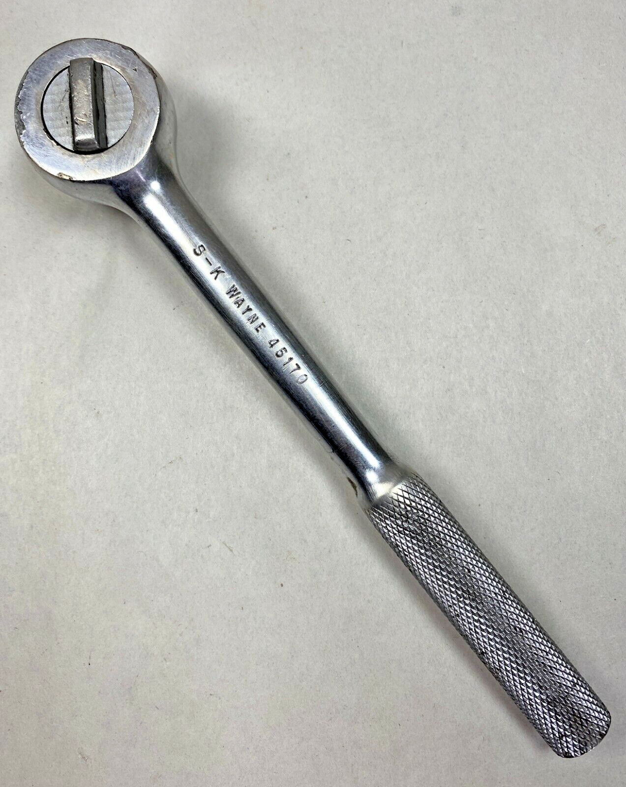 Vintage S-K Wayne Tools 45170 – 3/8″ Drive Reversible Ratchet Wrench USA Tool