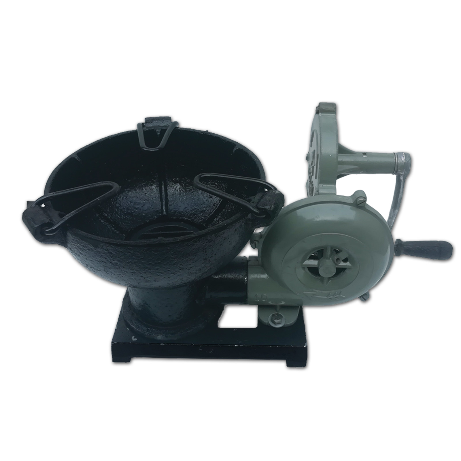 Vintage Style Blacksmith’s Forge Furnace with Hand Blower Pedal Type Handle Fan