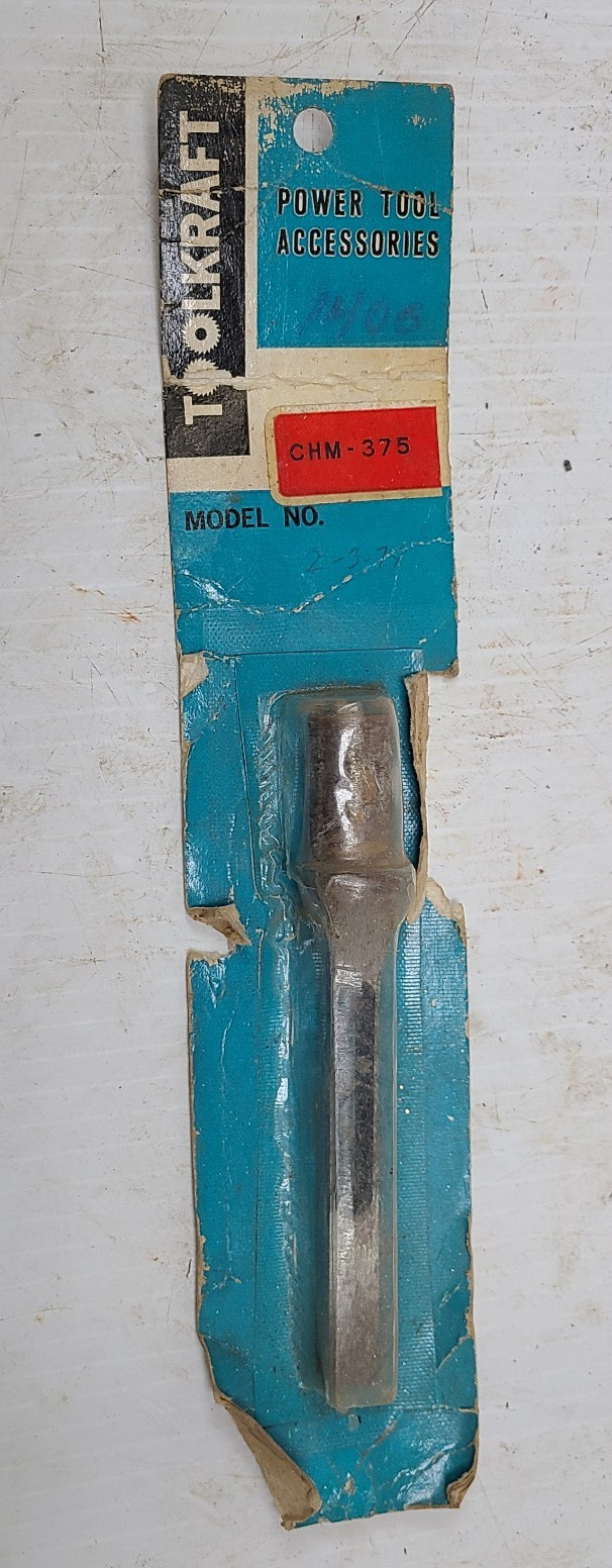 Vintage Toolkraft Mortising Chisel CHM375 NOS 3/8 USA