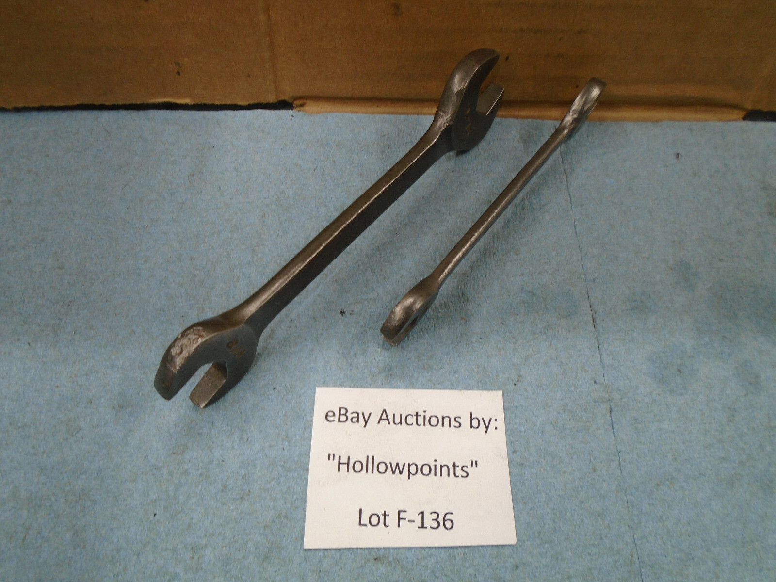 Cornwell Lot of 2 vintage Open End Wrench Set 5/16 x 3/8″ & 1/2″ x 9/16″ F136