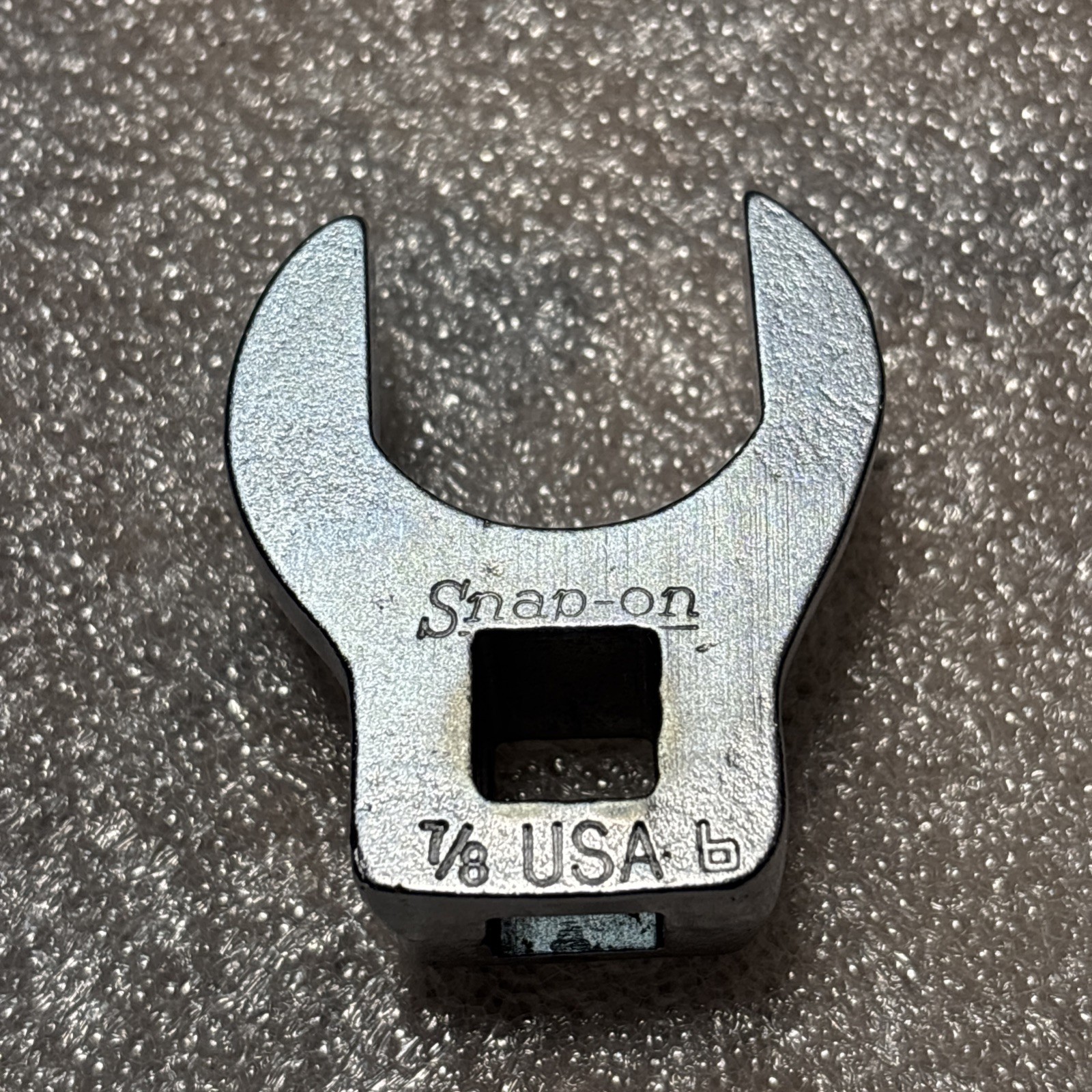 Snap-on Vintage 3/8″ Drive x 7/8” Crowfoot Wrench USA – 1966