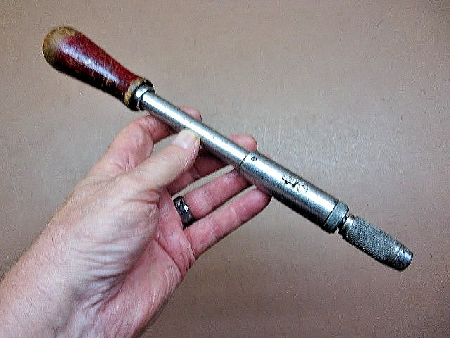 Vintage Yankee No. 130A Spring Spiral Ratchet Screwdriver Works Good Pat’d 1923
