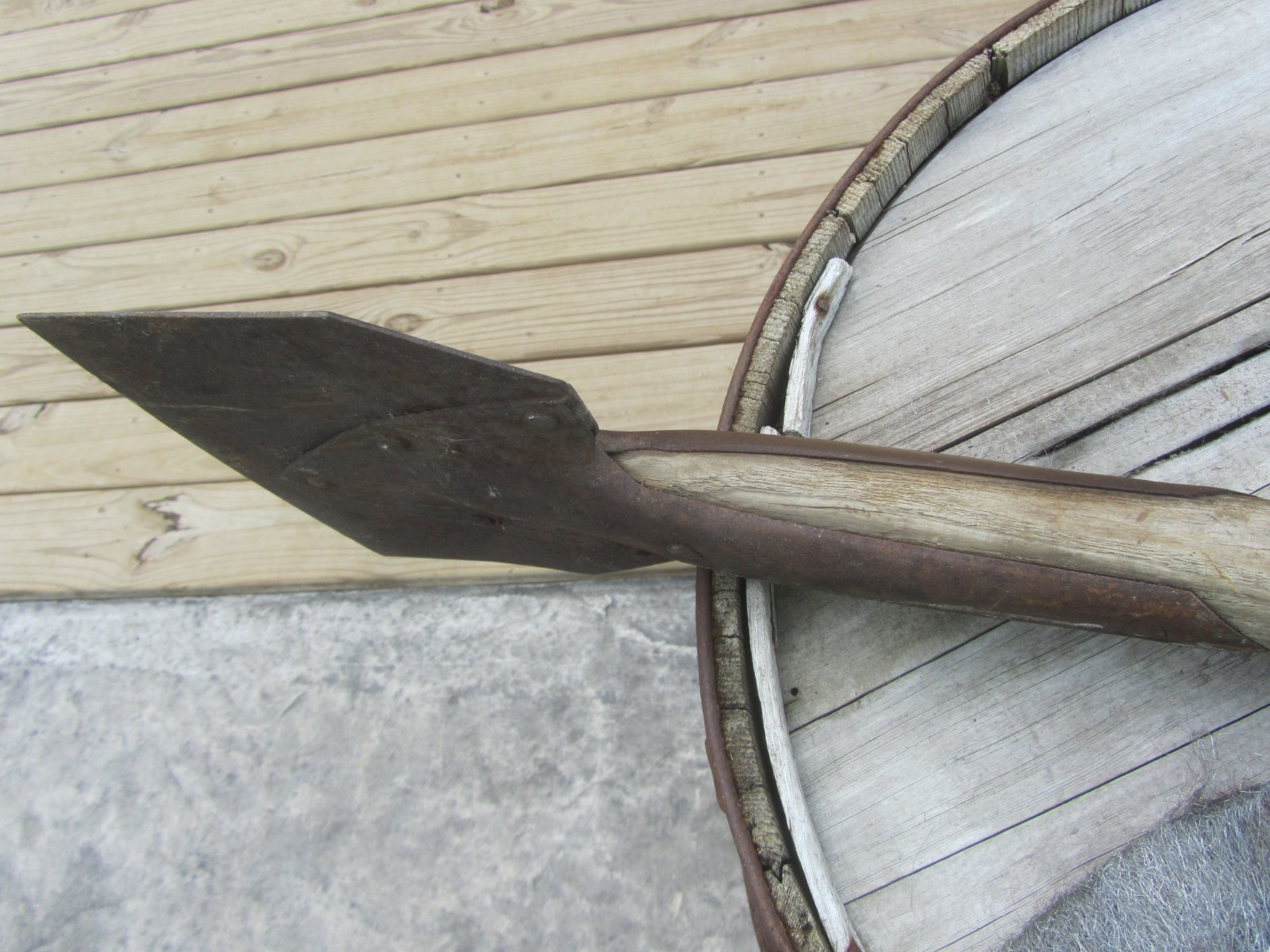 Vintage Baldwin Tool Works Scraper straight edge good handle 55 in total length