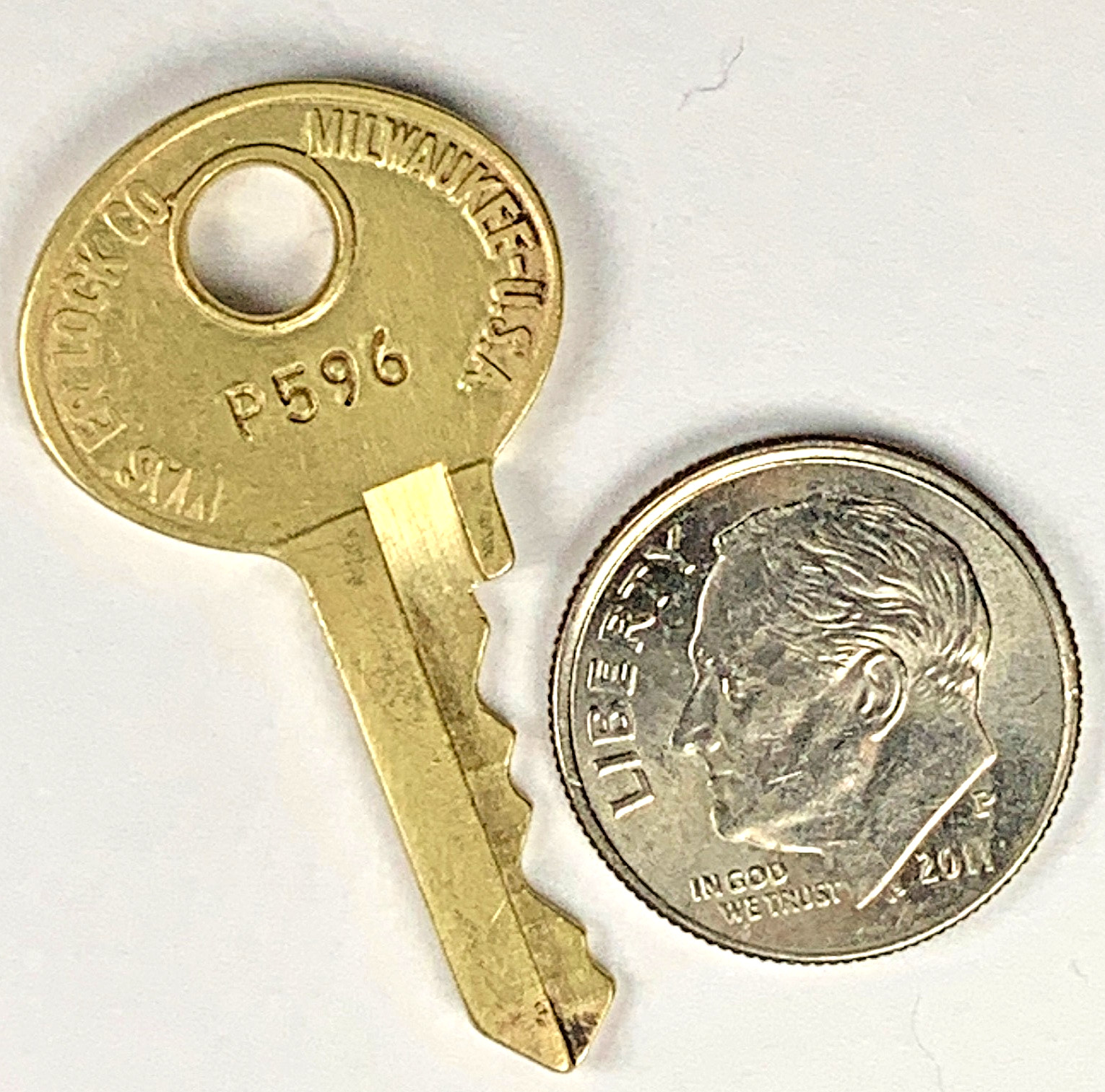 Small Vintage Master Lock “Walking Lion” Key