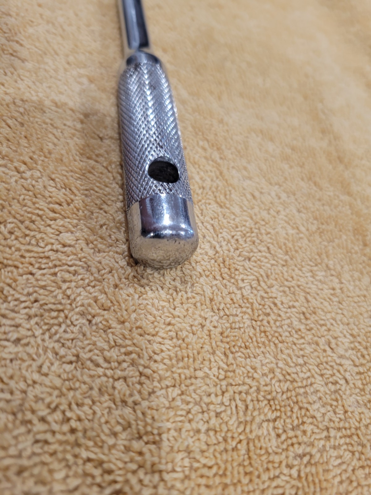 VTG.INDESTRO SUPER 3/8 DRIVE BREAKER BAR #2781 KNURLED HANDLE GREAT CONDITION