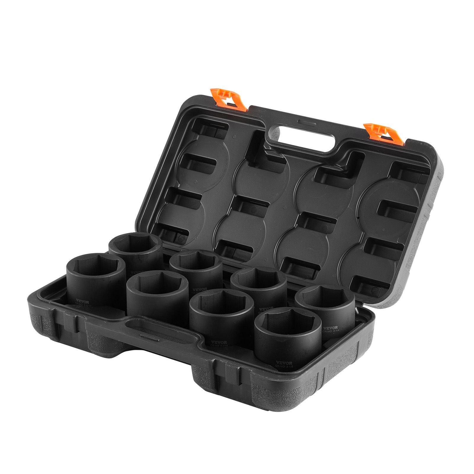 3/4in Impact Socket Set 6-Point 8-Piece SAE for Axle Nuts