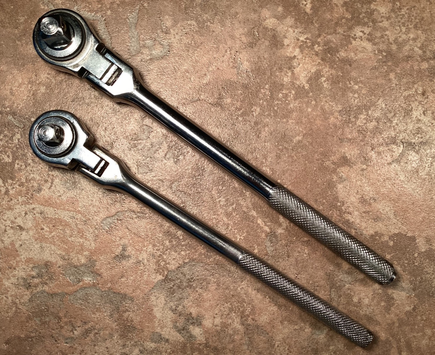 Vintage Flex Head Ratchets NOS 3/8″ and 1/2″ Drive SAE 9-1/2″, 10-1/2″ Lengths