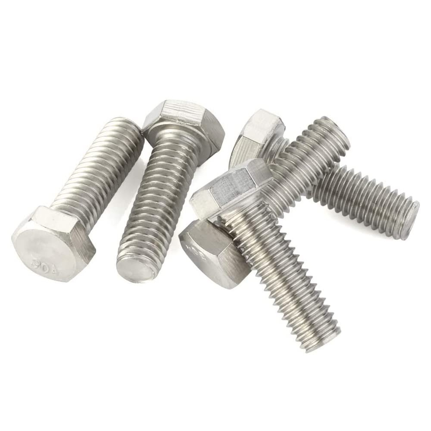 Mellewell 3/8-16 x 1-3/4″ Hex Head Screw Bolt, Fully Threaded, Stainless Stee…