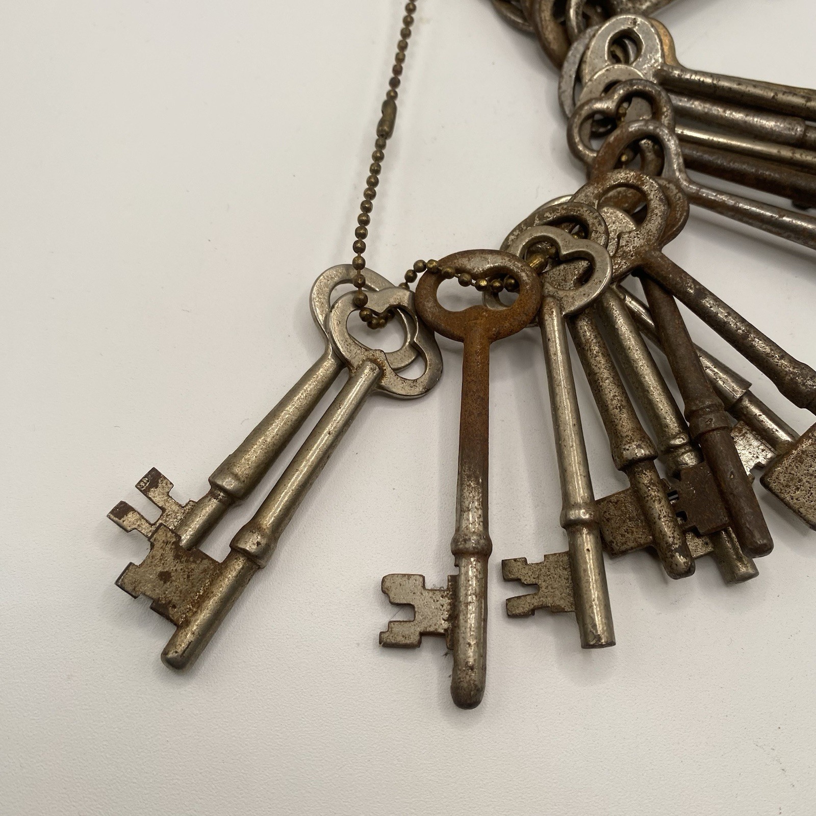 Vintage Lot Of 23 Skeleton Keys USED