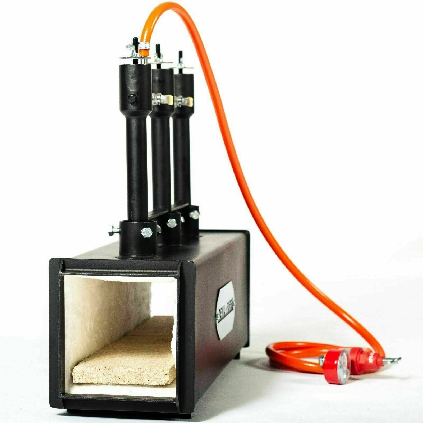 Gas Propane Forge DFPROF3 DEVIL-FORGE Farrier Burner Furnace +Tongs USA (NEW)